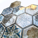 Hexagonal Peel and Stick Wall Tile | Hexagon Kitchen Backsplash Tiles
